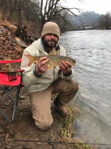Moxostoma breviceps, Smallmouth Redhorse, Tuckasegee River, Whittier, Jackson-Swain Cos., NC. Photograph courtesy of Tim Aldridge.